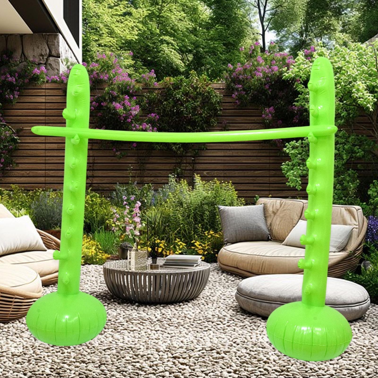 

Надувной шест для прыжков в высоту, карнавальные игры, декор, лето, легко собрать, Limbo для зелёный