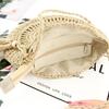 Round Soft Paper Rope Shoulder Bag Tassel Handmade Crossbody Bags Straw Bag Circle