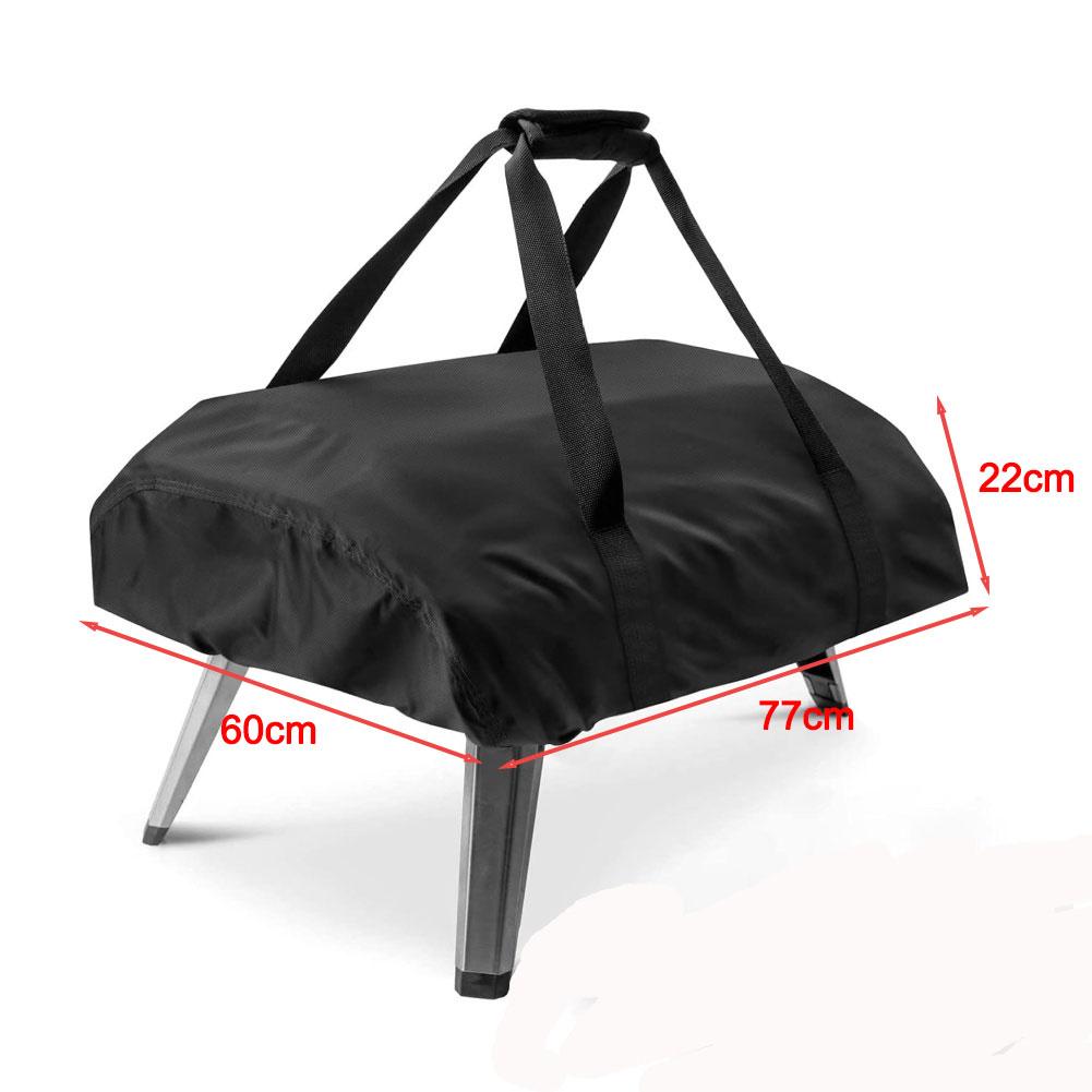 For Camping Black Pizza Oven Cover Portable Pizza Oven Accessory Waterproof Cover Waterproof Protector Portable Lid Design