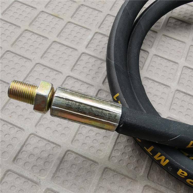 Explosion-Proof Flexible Steel Hose Grease Gun with High-Pressure Extended Nozzle