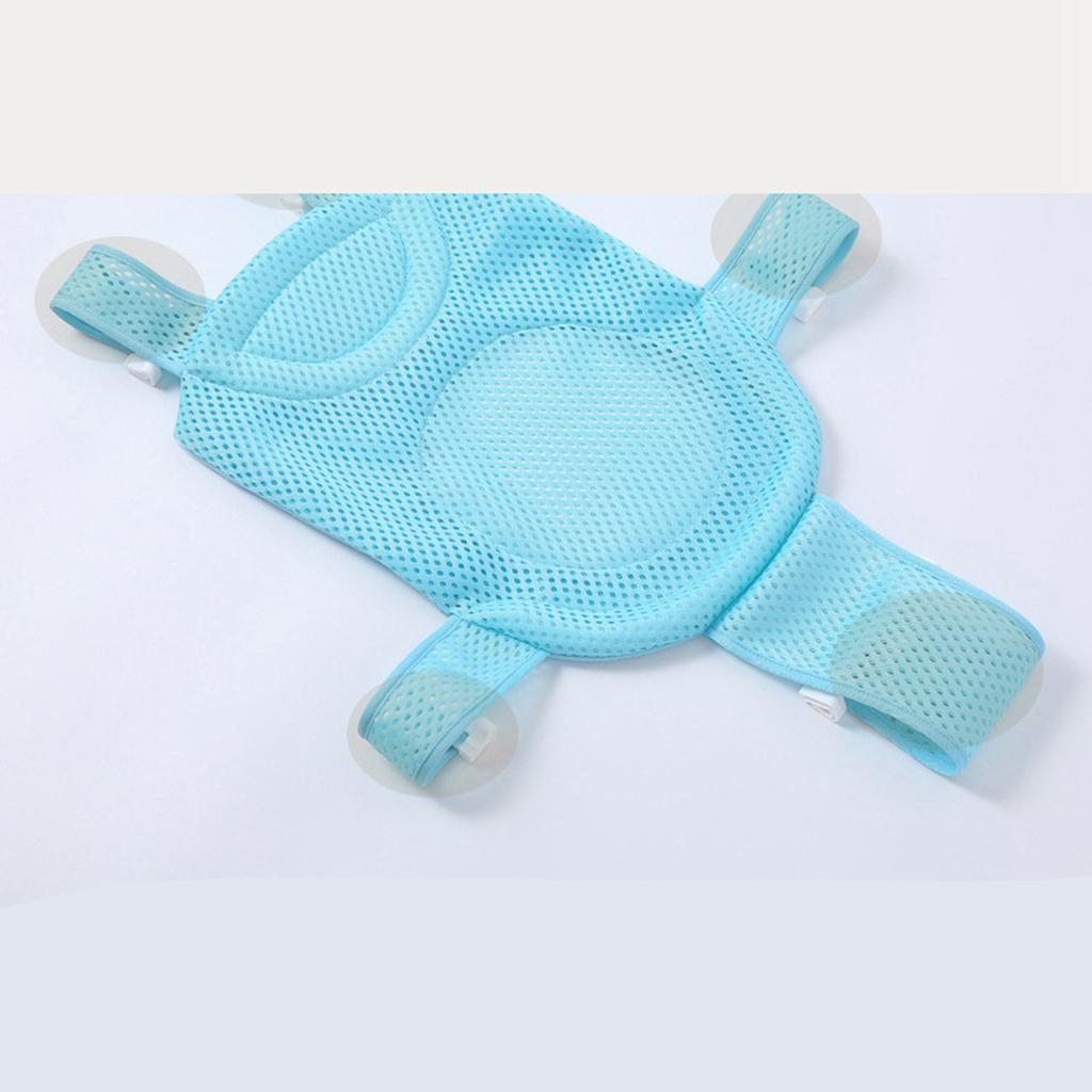 Baby Bath Net Baby Bath Net Slip Proof Mesh Comfortable Baby Bath Seat Support Net With 5 Safety Support Corner For Baby Newborn