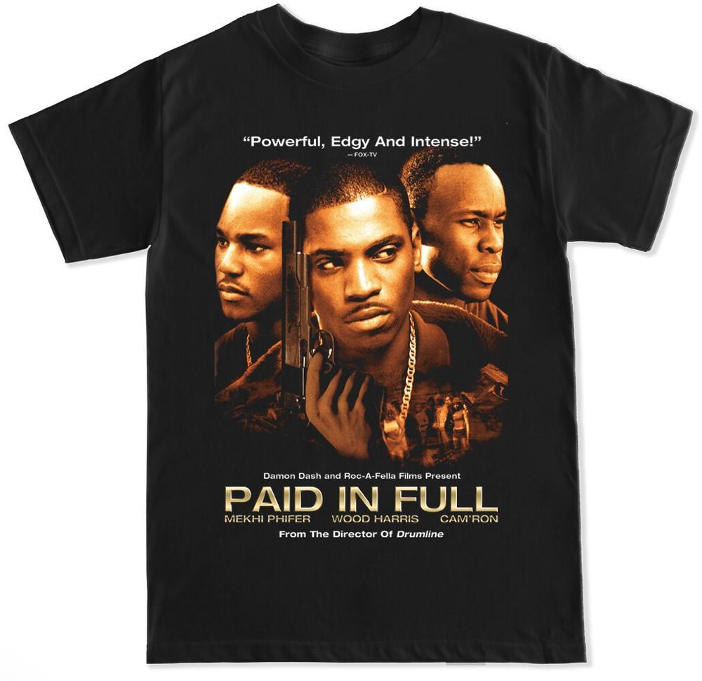 

PAID COVER IN FULL MOVIE FILM CLASSIC TRAP HOOD HIP HOP NY NEW YORK MENS T SHIRT Unisex T-Shirt XXL
