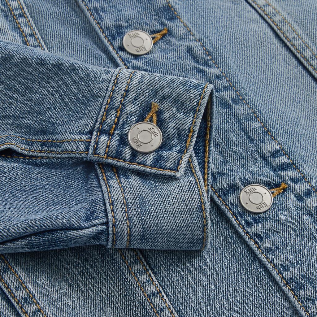 Kith Centre Denim Jacket Dark Indigo Men Outerwear Blue KHM010269-416