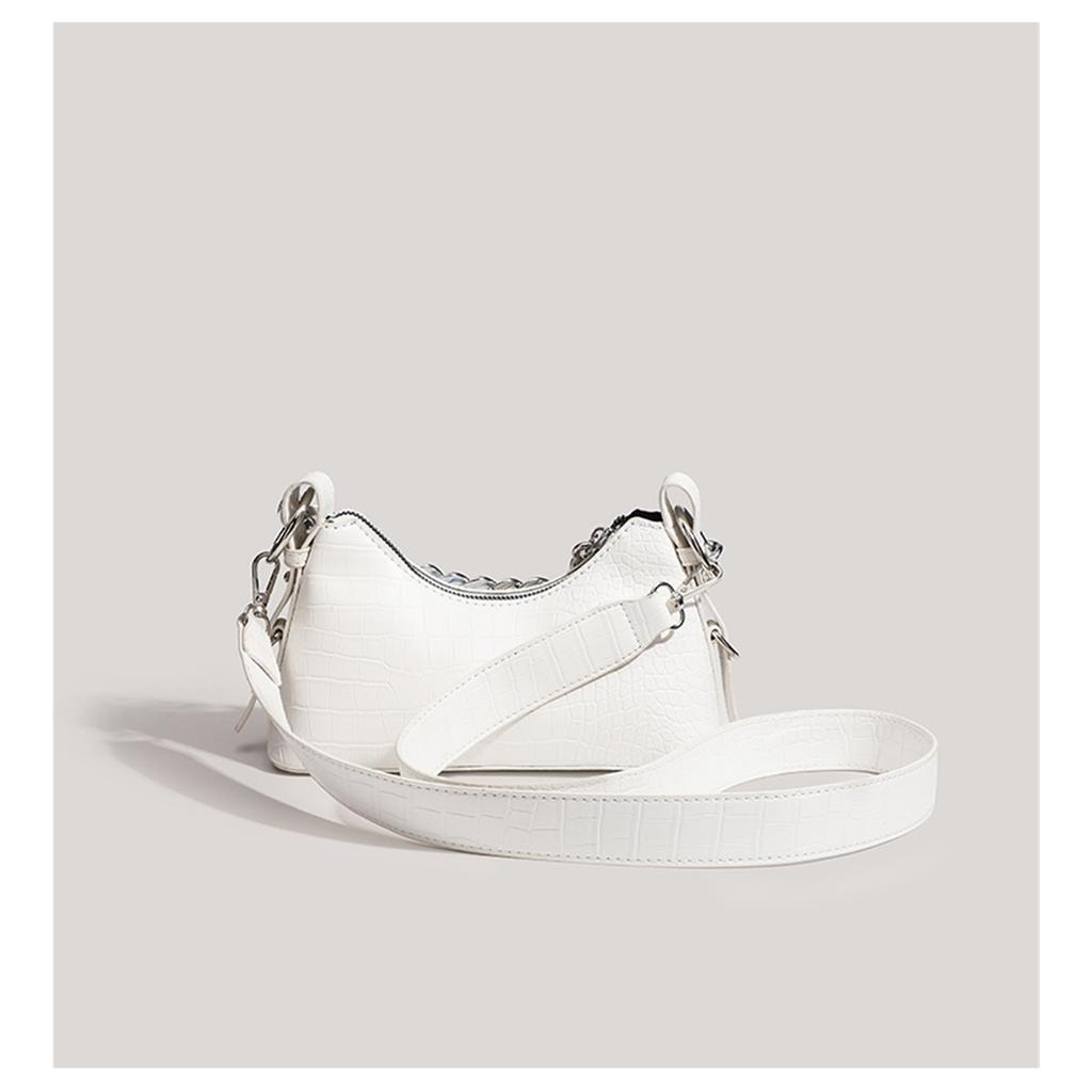 Flower Baguette Bag, High-end Texture, Niche Underarm Messenger Bag For Women