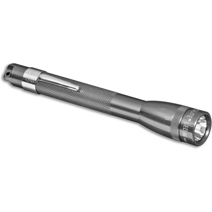 Torche LED - MAGLITE - Mini Maglite - 2x Piles AAA - Aluminium - Gris