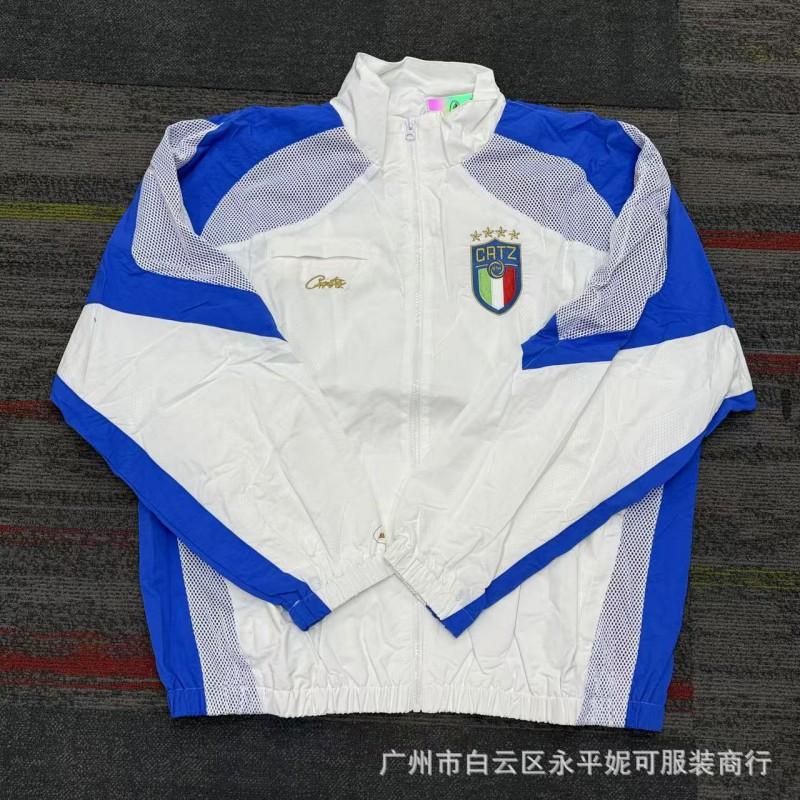 Mens Stand Collar Windbreaker Tracksuit Set Sporty Hoodie-Free Jacket Jogger Pants Casual Streetwear 2025