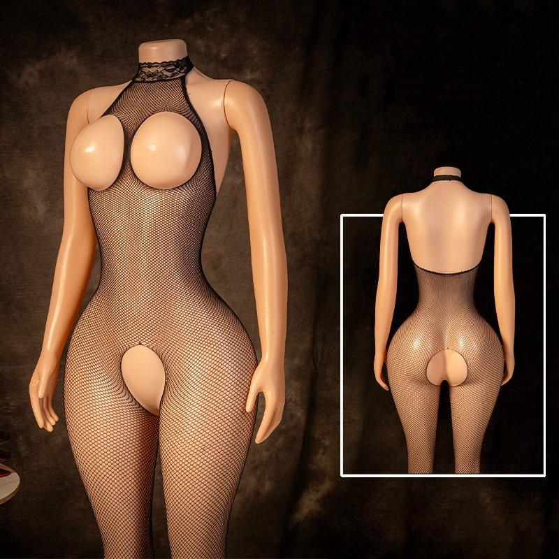New Style Desire Underwear Hot Women Breastless Bodystocking Crotchless Sex Lingerie Erotic Babydoll Open Bra Porn Tights