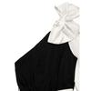 YYFS Women's Fashion Casual Summer Spring Colour Block Print Sleeveless Oblique Collar High Waist Trousers Jumpsuits & Rompers