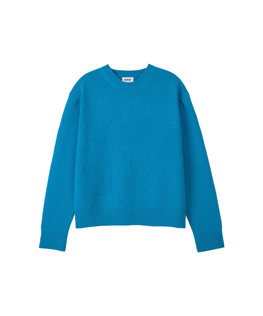 NOHANT Essential Cashmere Knit Sweater Blue