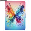 Painting Cute Cat Flip Tablet Case For iPad mini 6 2021/mini 7 2024 8.3 inch Universal Adjustable Stand Protective Case