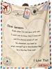 Idea Gifts For Dad Blankets for Father's Day Mother's Day Anniversary Birthday Thanksgiving for Mom Uncle Aunt Grandpa Grandma