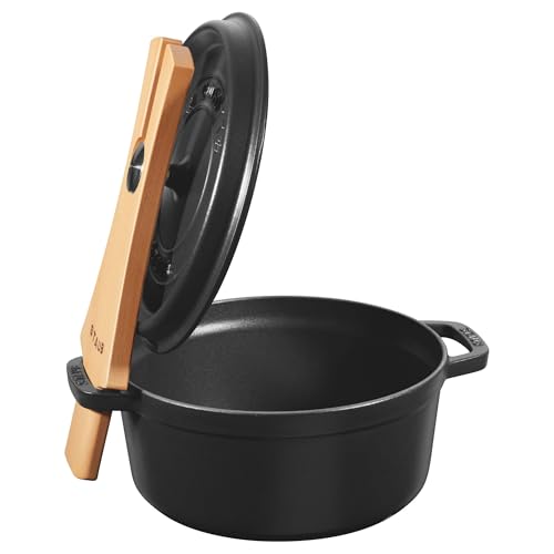 STAUB "Holzdeckelhalter" Deckelständer [Offizielles japanisches Produkt] Holzdeckelhalter 40501-124