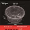 XLBZ Disposable Round Transparent Food Containers with Lids