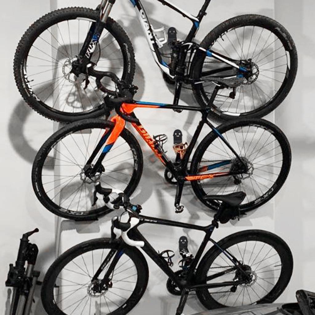 Bike Wall Mount Pedal Hook for Bicycle Wall Mount with Support Brackets Bike Rack Garage Bike Storage Shed