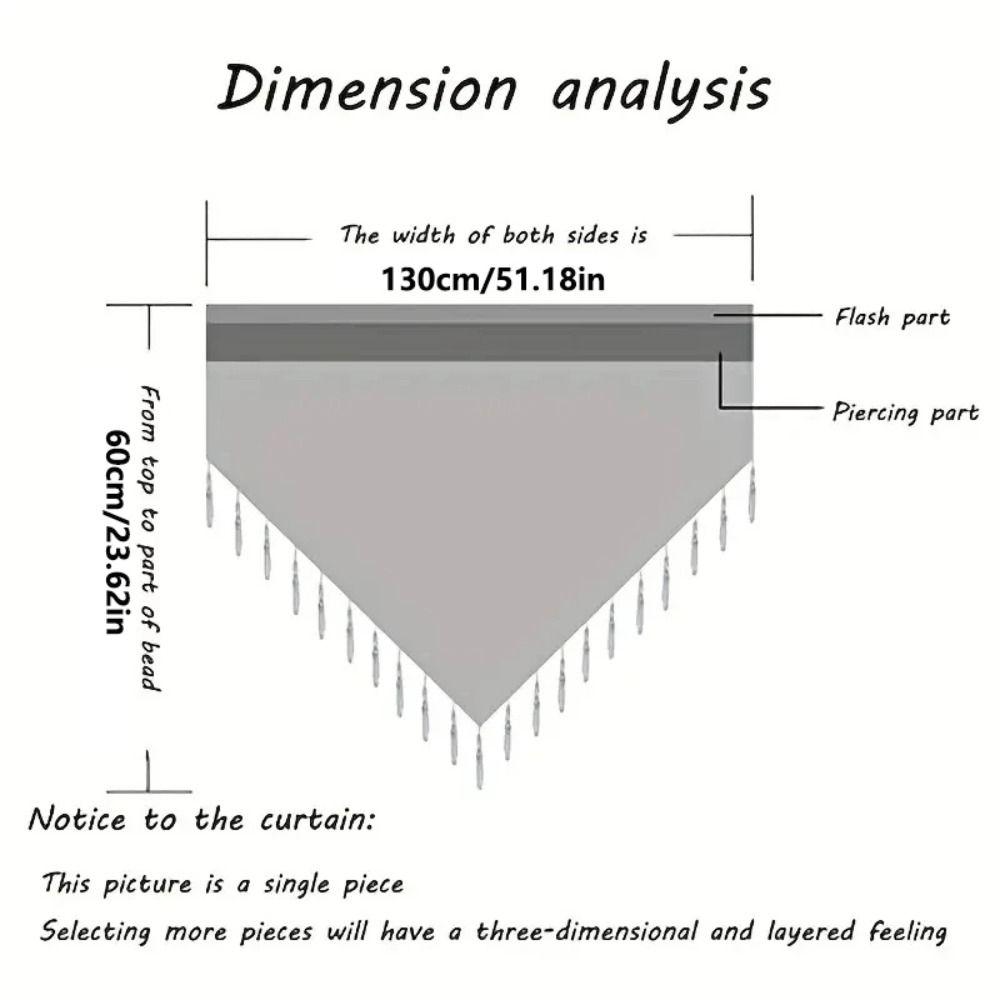 with Beads Tassels Triangle Curtains Embroidered Short Curtain Triangle Valances  Home Decor