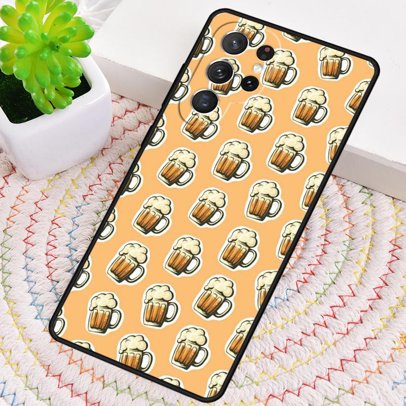 Beers Alcohol Bubble Phone Case for Samsung Galaxy Note 10 Pro S26 Ultra S23 S24 FE S25 S21 S22 PLUS Shockproof Cove