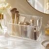 Space Saving Large Capacity Storage Container Removable Dividers Transparent Storage Box Stackable Display Rack Book Storage