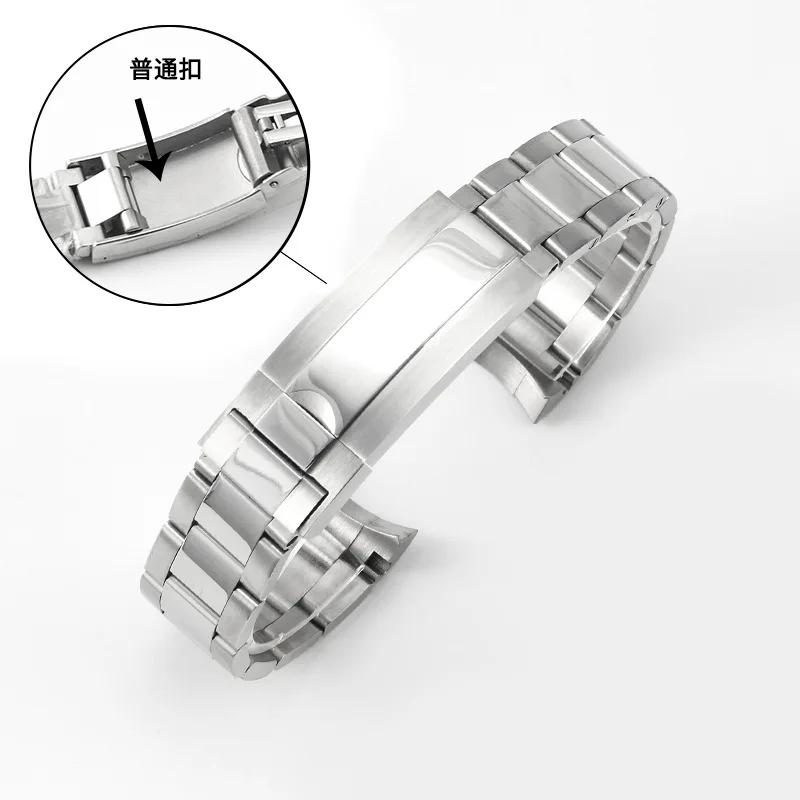20mm for Rolex Daytona Oyster Perpetual Submariner Seiko NH35 Watch Strap Wrist Bracelet Solid Stainless Teel Watchband 21mm