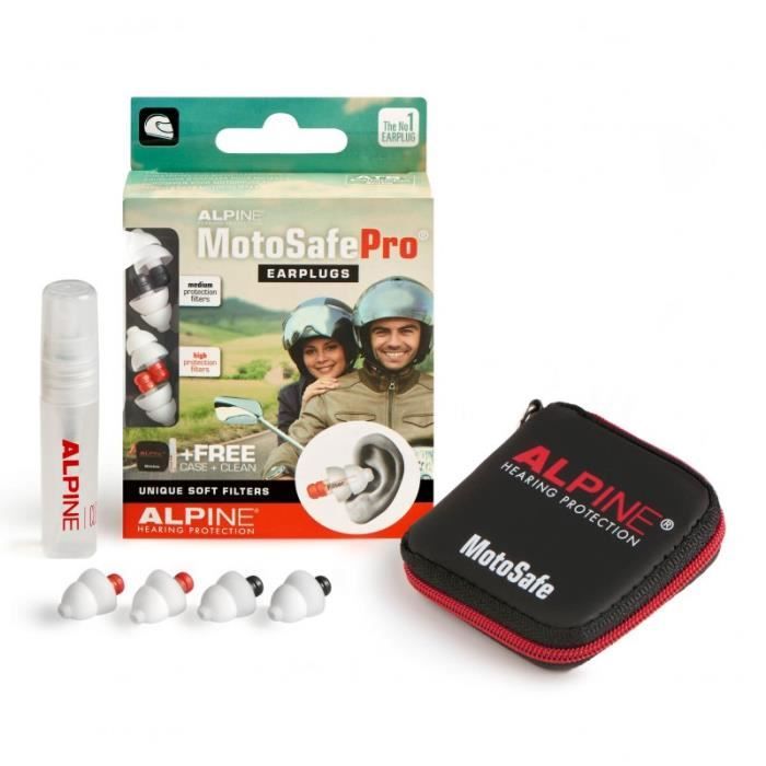 Bouchons d'oreilles pour Motards, MotoSafe PRO