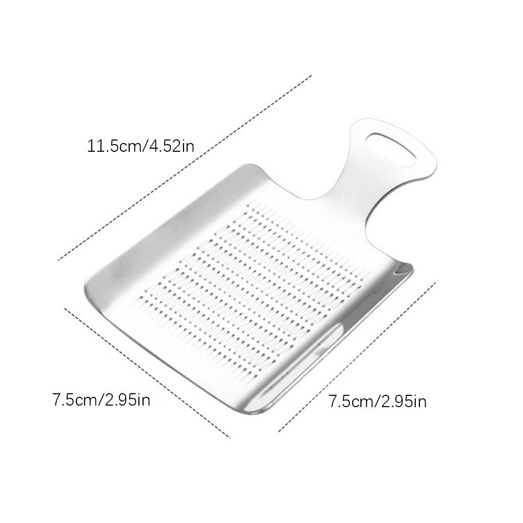 Ginger Grater Accessories Professional Grinding Tool Stainless Steel Garlic Food Grind Device Kitchen Gadget