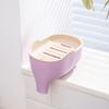 Soap Box NEW Double Layer Creative Cute Elephant Bathroom Accessories Home Decorative Children Students Waterproof Drain Rack