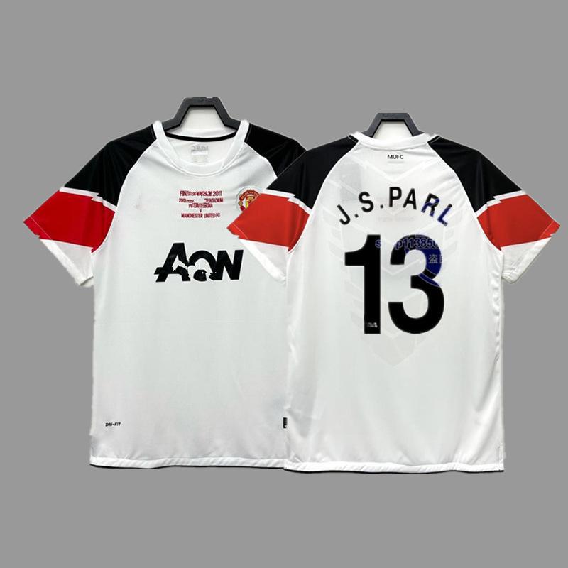 Man L Retro Jersey Football Jersey No. 7 Beckham Cantona C Ronaldo Rooney Giggs Jersey