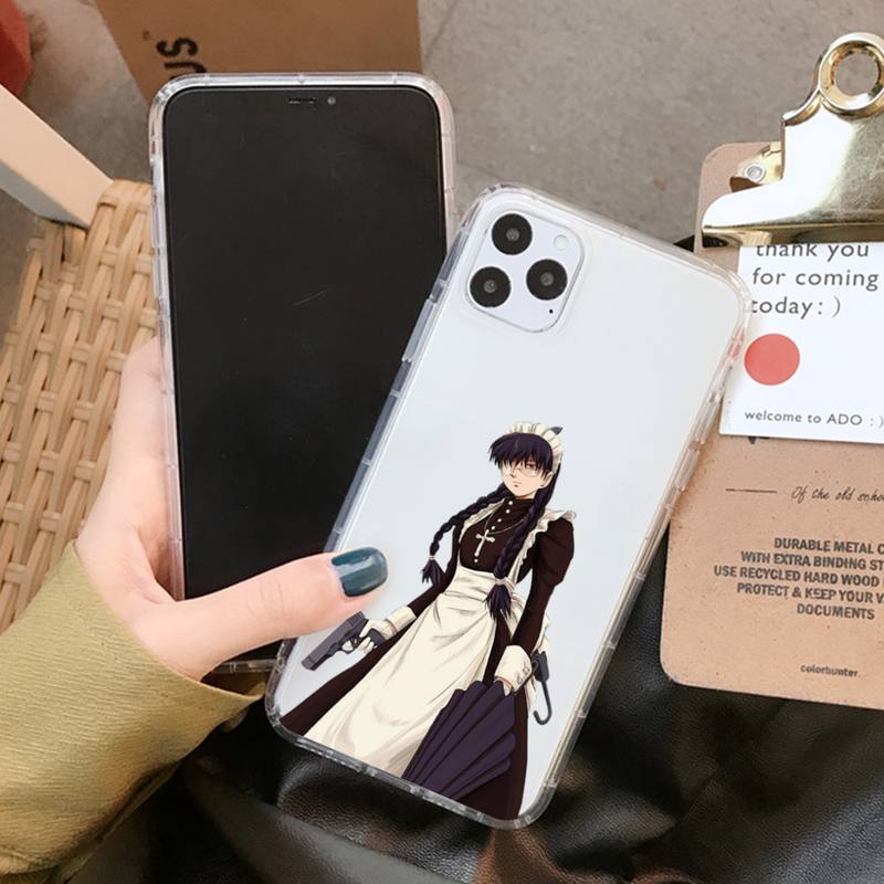 Black Lagoon Phone Case for iPhone 11 12 13 mini pro XS MAX 8 7 6 6S Plus X 5S SE 2020 XR clear case