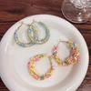 Sweet Dopamine Butterfly Bow Earrings for Women Rhinestone Exquisite Elegent Aesthetics Ear Buckle Crystal Take Picture Jewelry