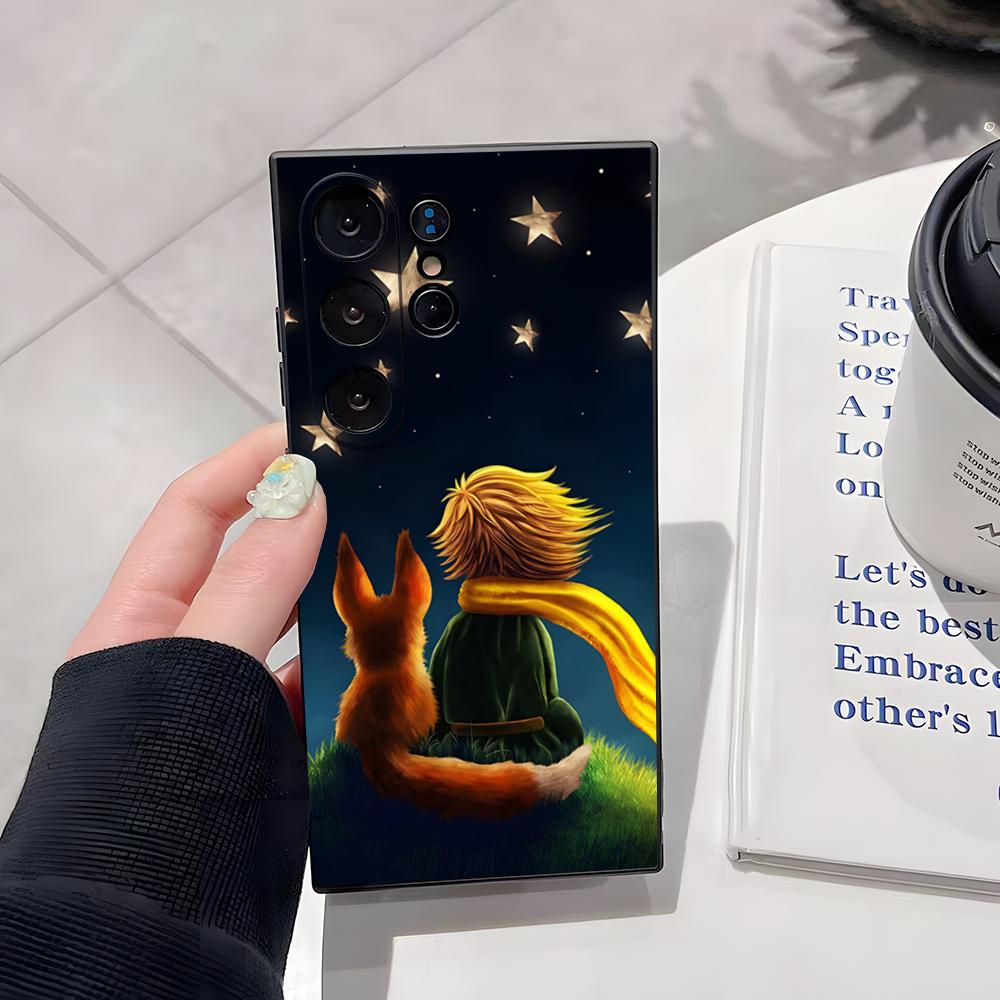 The Little P-Prince Phone Case For Samsung S26 Ultra S25 Edge Ultra S23 S22 S21 S20 Ultra Plus S24 Fe Glass Cover