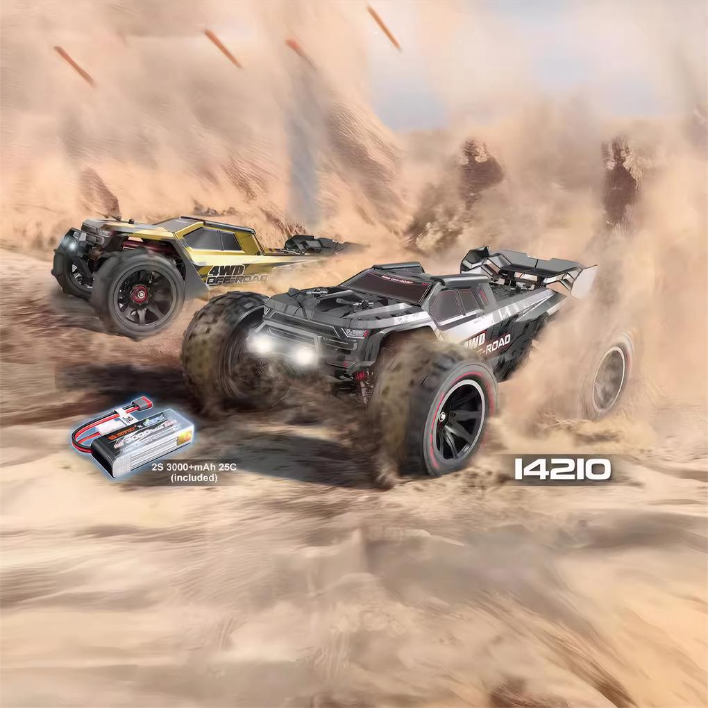 1/14 MJX 14210 HYPER GO RC Car Brushless High Speed RC Car Model 2.4G 4WD High Speed Off-Road Remote Control Drift Monster Truck