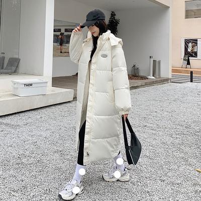 Women's Autumn And Winter Thickened Down Jacket Over The Knee Medium And Long Cotton-padded Jacket Coat Temperament And Versatility Coat