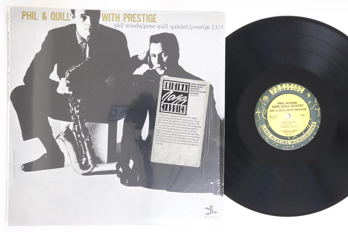 

LP Record PHIL WOODS, GENE QUILL - Phil & Quill With Prestige OJC215 ORIGINAL JAZZ C 1986 US Jazz Used