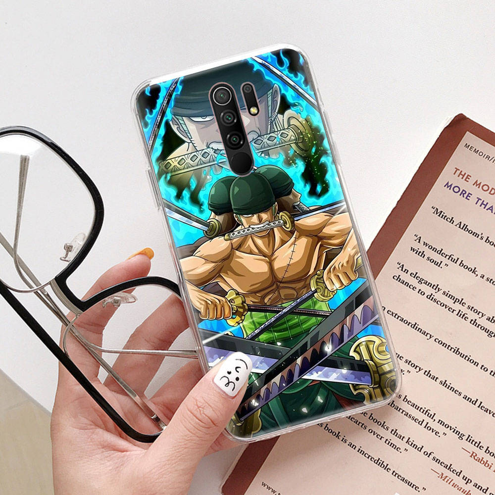 DT8 One Piece Zoro Sanji Hülle für Samsung A04 A14 A23 A34 A54 M23 M33 M52 M53 Realme 10 9 C30S C35 C55 VIVO Y02S Y21 Y33S Y51 X80 Pro Klare Hülle