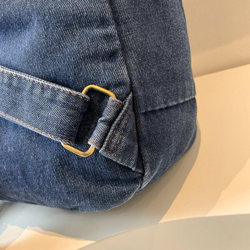 Large Capacity Denim Backpack Women's Backpack Student Travel School Bag