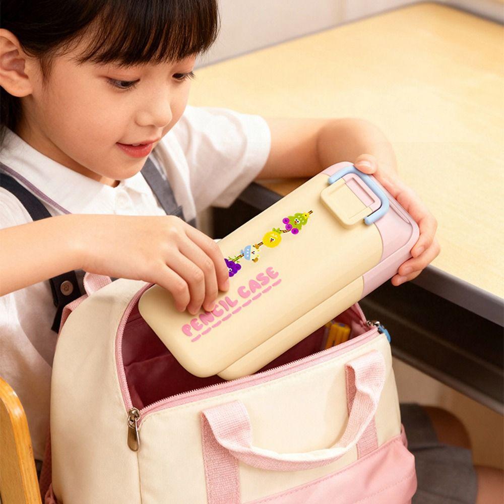 Cartoon Cosmetics Storage Box Creative Slanted Pen Holder Oblique Pen Container Cosmetic Storage