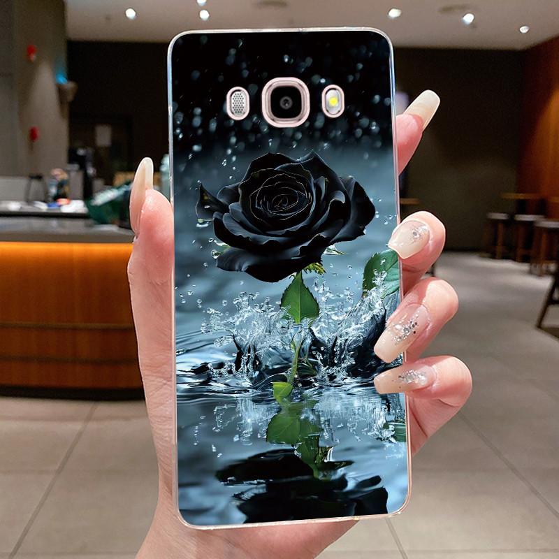 Casing For Samsung Galaxy J5 (2016) SM-J510F / J7 (2016) SM-J710F Soft Cover Luxury Dragon Cute Cool Boys Girls Transparent Case
