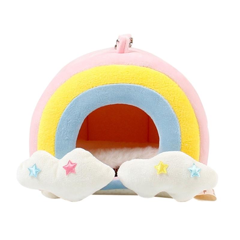 

Hamster Winter Bed Cave House Warm Hideout Hammock for Small Animals Hedgehogs Squirrels Playing Sleeping Hiding 1