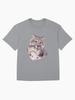Wild Life Snow leopard portrait Oversized Unisex T-Shirt