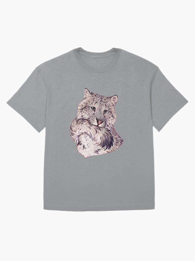 Wild Life Snow leopard portrait Oversized Unisex T-Shirt