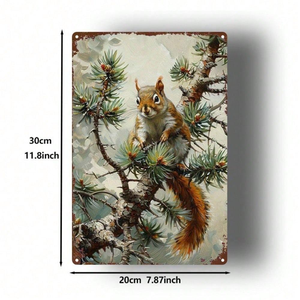 Retro Metal Wall Sign Decor