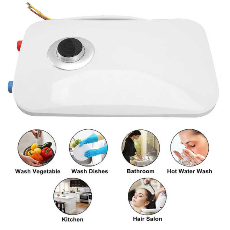 Tankless Water Heater with Shower Kit 7500W 240V 6500W 220V Thermostat Induction Heater Electric Heaters Shower