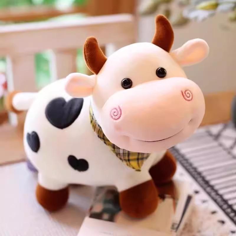 

Милая кукла-корова, кукла-хоббит-корова, плюшевая игрушка-теленок, тряпичная кукла, кукла для сна, машина 24CM or so