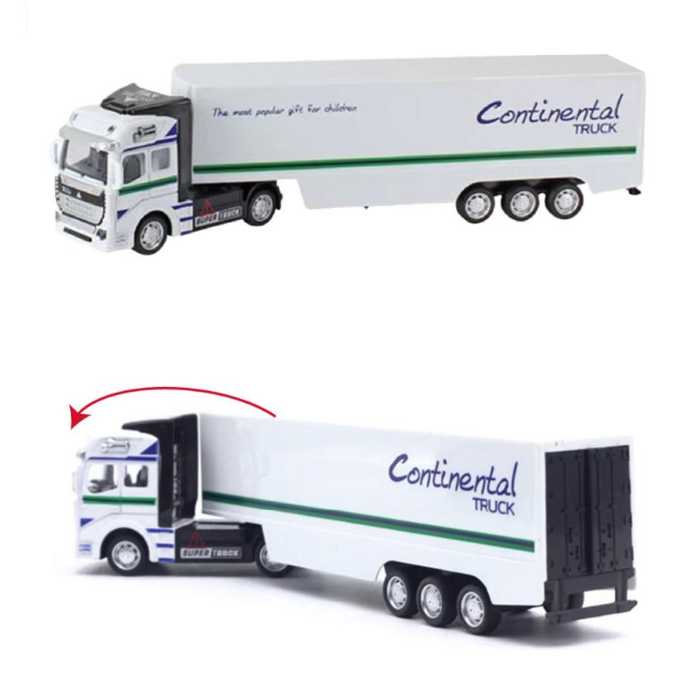 KidsPangPang Power Metal Pull-Back Container Truck Toy