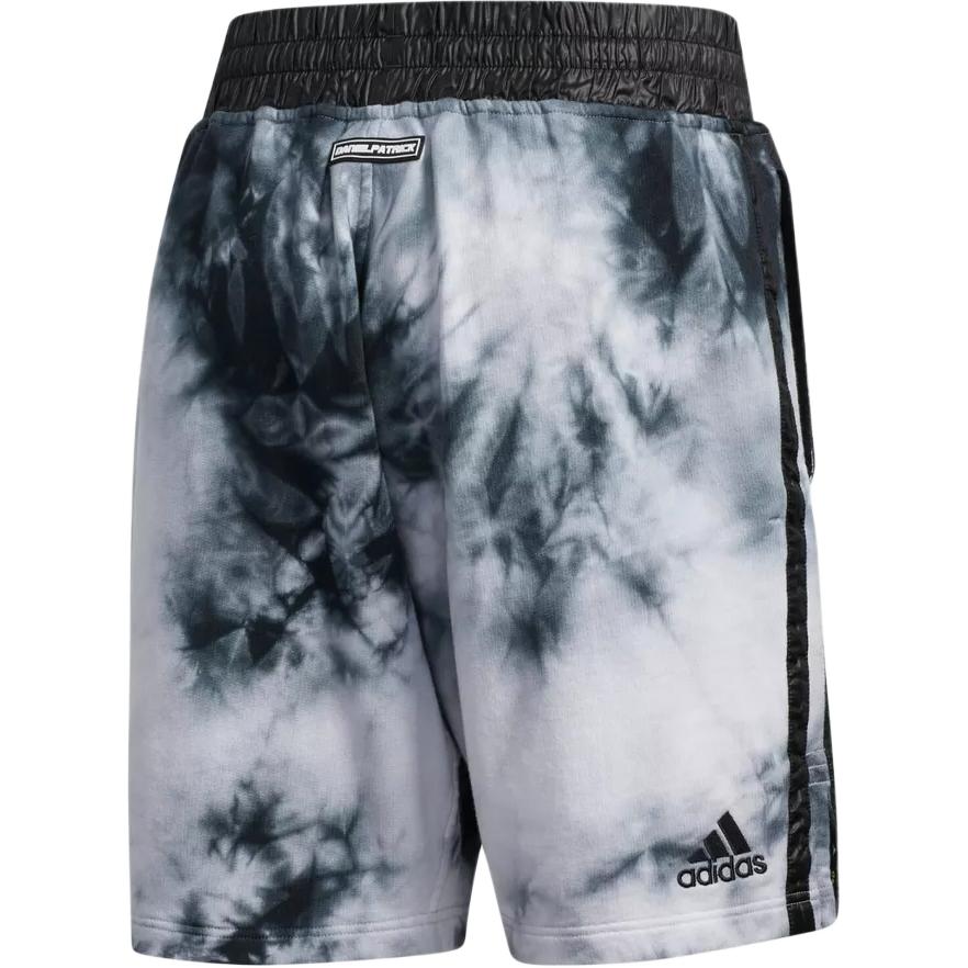 adidas X Daniel Patrick Collaboration James Harden Tie-Dye Letter Lace-Up Basketball Shorts Unisex Shorts Black FR5637