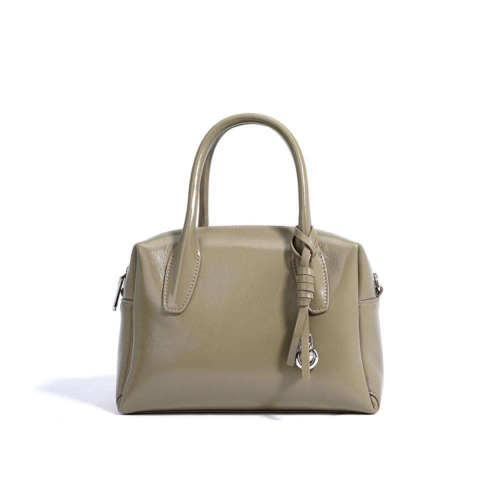 Minimalist  Light Luxury Cowhide Women s Bag Genuine Leather Crossbody Single-shoulder Designer Luxury Bag 22x10x16cm хаки