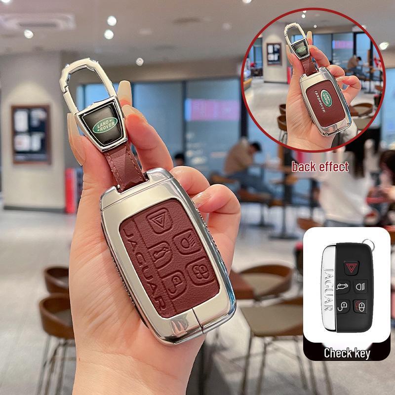 Land Rover Key Case: Compatible with Range Rover Evoque, Discovery 4/5, Velar, Sport, Freelander 2 Models.