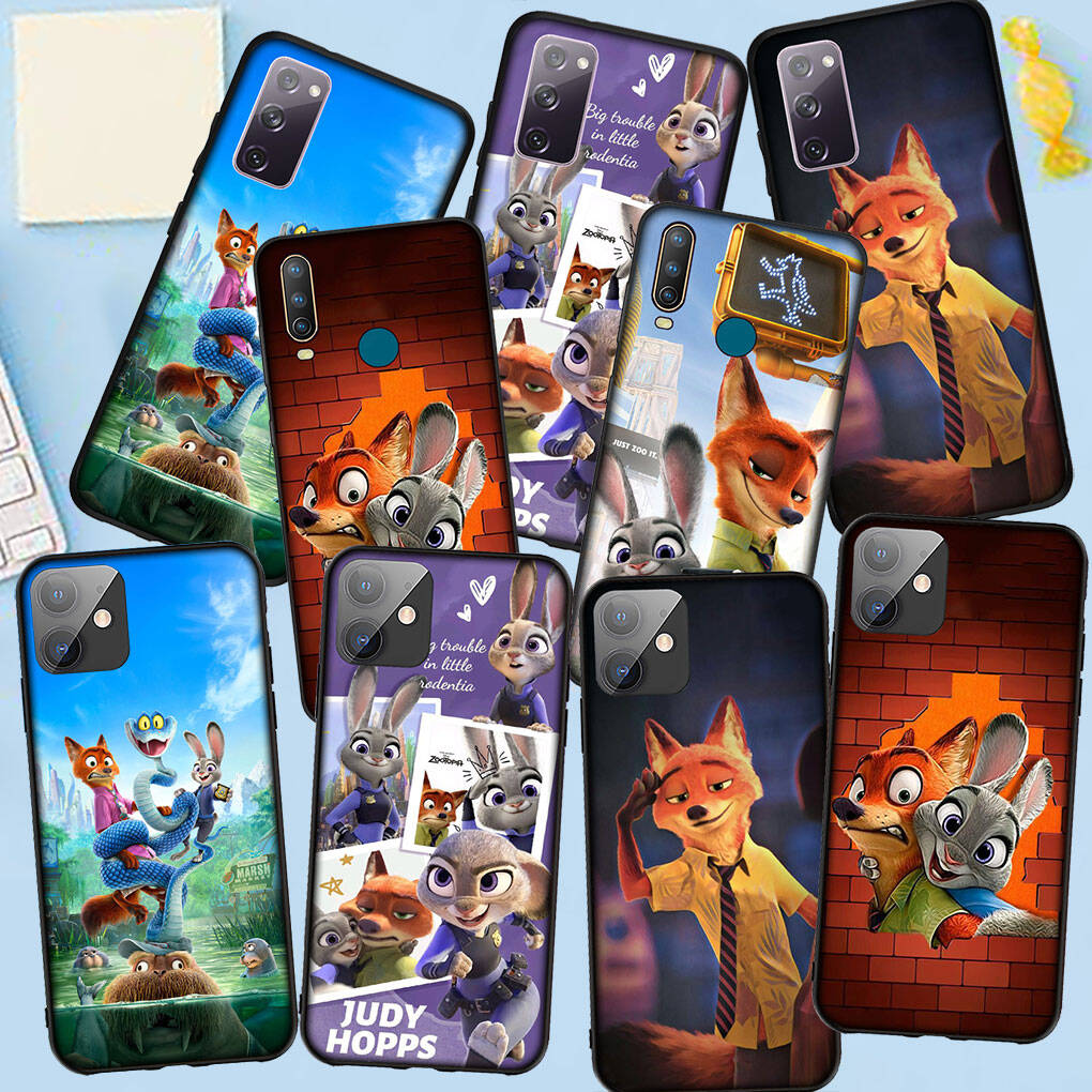 Чехол для телефона для iPhone 17 16 15 Xiaomi Poco F8 F7 X7 X6 M8 C85 C75 C71 Redmi Note 14 13 11 12 Pro Max A4 14C 13C 15C Джуди Аниме Зверополис Гэри Ник 2