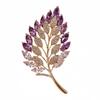 High-end Luxury Leaf Brooch, Exquisite and Luxurious Suit Lapel Pin, Niche Premium Design Brooch, Clothing Accessory