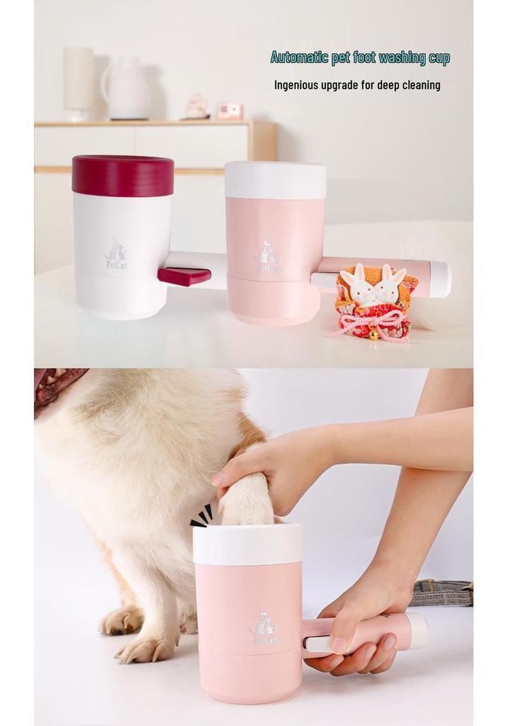 Automatic Pet Paw Cleaner Cup for Dogs and Cats