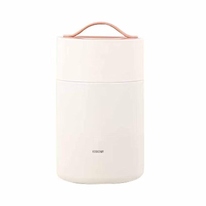 Kangbachen Soft Handle Color Block Thermos Food Jar